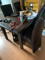 Eethoek met 4 stoelen, Huis en Inrichting, Tafels | Eettafels, Ophalen, Gebruikt, Ikea, 50 tot 100 cm