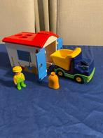 Playmobil 123, Sorteergarage met kiepvrachtwagen, Ophalen of Verzenden, Zo goed als nieuw