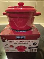 4 Mini stoofpotjes Cookitt Kitchen Aid - Nieuwstaat!, Overige materialen, Pot, Bus of Blik, Ophalen of Verzenden, Zo goed als nieuw