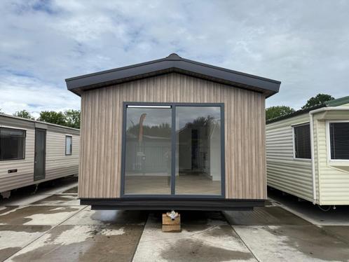 Chalet Mambo | NIEUW | 10.00 x 4.00 | Airco/Elektrisch & DG, Caravans en Kamperen, Stacaravans, tot en met 6, Ophalen