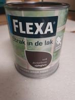 Flexa Strak in de Lak zijdeglans donkerbruin 1018 750 ml, Nieuw, Ophalen of Verzenden, Minder dan 5 liter