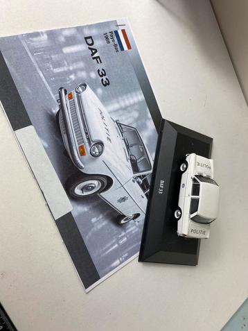 1:43 DAF 33 “ Amsterdamse Politie” 1973- met folder beschikbaar voor biedingen