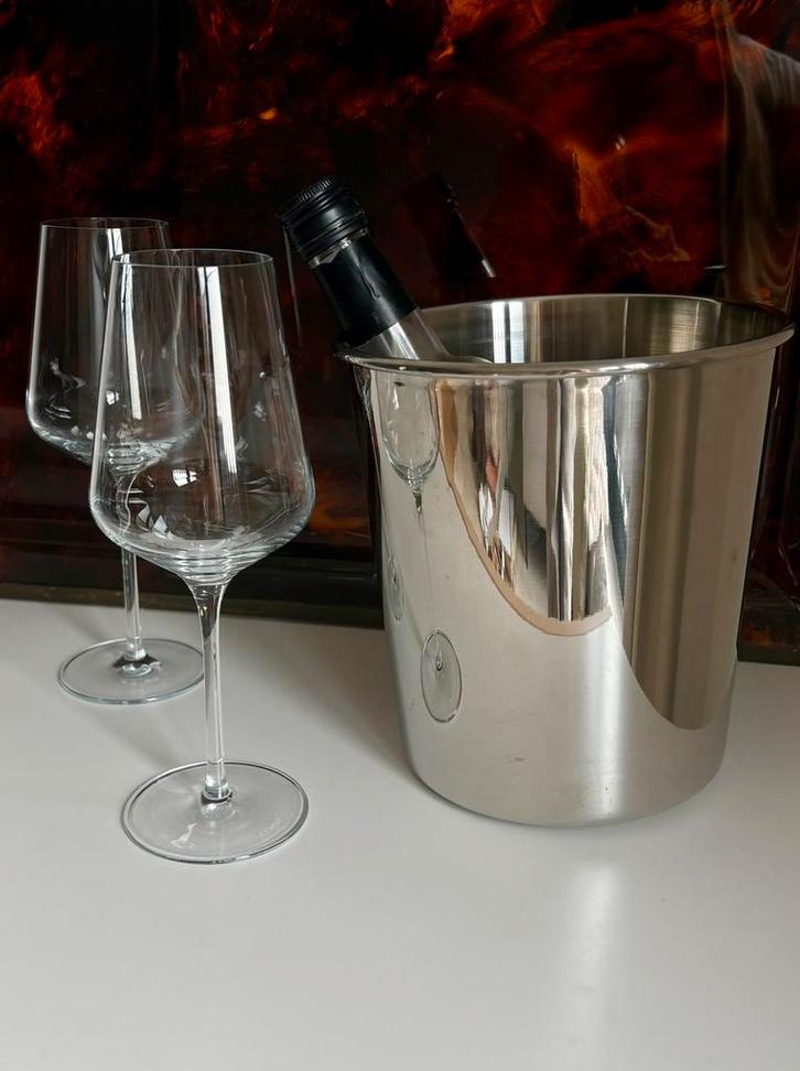 Design 90’s wijnkoeler Bruno Ninaber van Eyben voor Randstad, Huis en Inrichting, Woonaccessoires | Wijnrekken, Gebruikt, Minder dan 50 cm