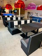 Partij Bel Air Diner booth banken + tafels in nieuwstaat!, Ophalen