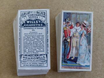 The Coronation Series complete set 50 cigarette cards 1911 beschikbaar voor biedingen
