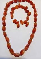 sieraden  barnsteen, Sieraden, Tassen en Uiterlijk, Antieke sieraden, Ophalen of Verzenden, Overige materialen, Ketting