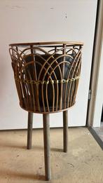 Rotan plantenstandaard, Ophalen, Zo goed als nieuw, Rond, Minder dan 60 cm