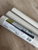 Deco mode vliesbehang basic cotton met reliëf - beige, Huis en Inrichting, Ophalen, Minder dan 10 m², Beige