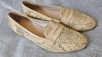 Elegante Leren Loafers / Instappers Gino Rossi animalprint, Verzenden, Zo goed als nieuw, Instappers, Beige