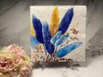 Knutsel servetten blauwe pluimen decoupage nr M727, Ophalen of Verzenden, Nieuw, Materiaal