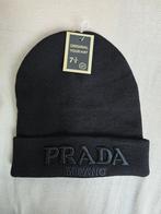 zwarte Prada Milano beanie, Ophalen of Verzenden, Nieuw, Overige maten, Muts