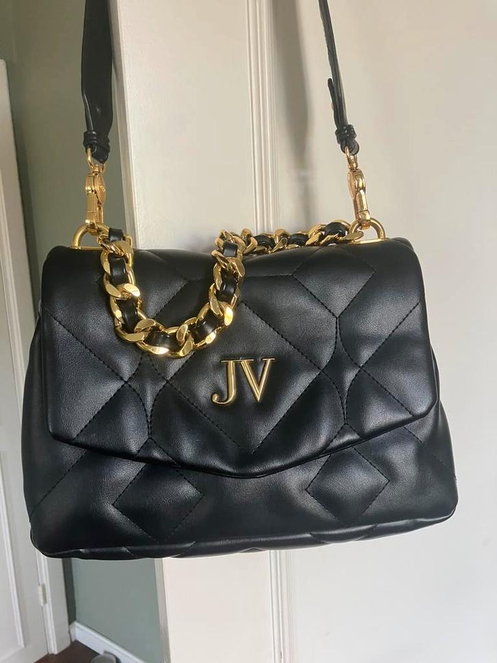 Zwarte JoshV, Josh V Tonia schoudertas, tas., Sieraden, Tassen en Uiterlijk, Tassen | Schoudertassen, Nieuw, Overige merken, Zwart