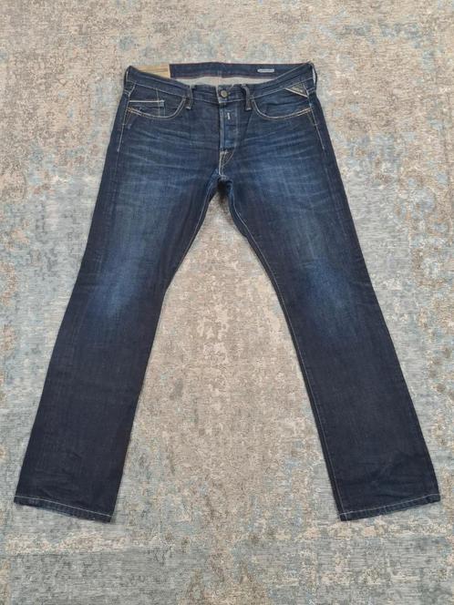 Replay WAITOM W36 L32 Slim 100% katoen Bronno3632 Blauw, Kleding | Heren, Spijkerbroeken en Jeans, Zo goed als nieuw, W36 - W38 (confectie 52/54)