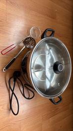 Elektrische fondue / hotpot pan, Ophalen of Verzenden, Zo goed als nieuw, Elektrisch, Fondueset