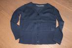 Donkerblauw meisjes vest maat 104, Ophalen of Verzenden, Gebruikt, Meisje, Trui of Vest