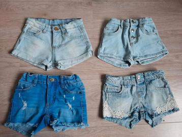 Stoere Korte Jeans Zomer Spijkerbroekje Shorts Maat 116 beschikbaar voor biedingen