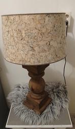 Balusterlamp/schermerlamp groot kurkenkap, Ophalen, Sober, brocante,stoer, Gebruikt, 50 tot 75 cm