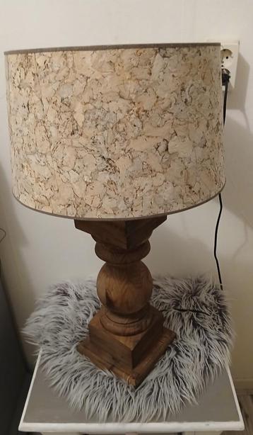 Balusterlamp/schermerlamp groot kurkenkap beschikbaar voor biedingen