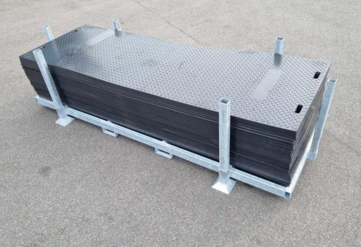 Te huur: professionele kunststof rijplaten 3x1m 20mm, Doe-het-zelf en Verbouw, Overige Doe-het-zelf en Verbouw, Zo goed als nieuw