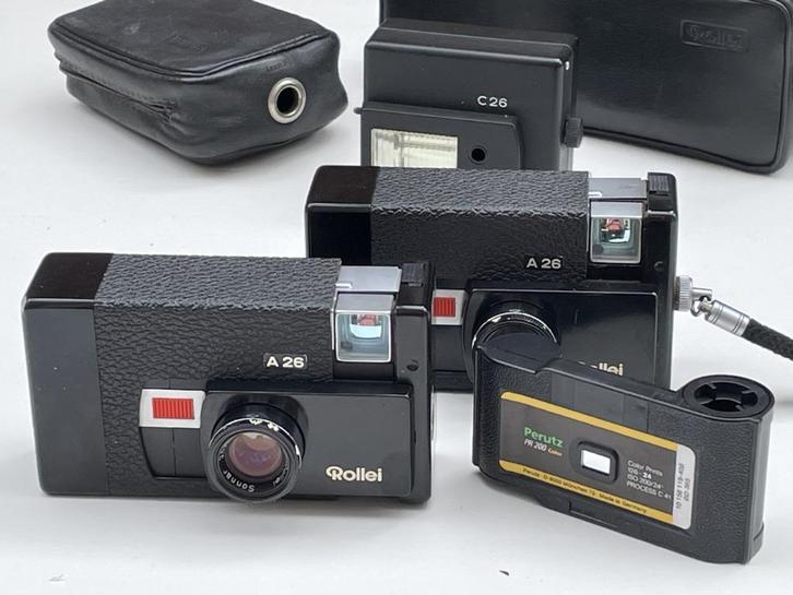 Rollei A26 met Sonnar 40mm (versie Singapore en Germany!), Audio, Tv en Foto, Fotocamera's Analoog, Compact, Overige Merken, Ophalen of Verzenden