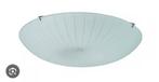 Glazen plafondlamp ikea - calypso, Huis en Inrichting, Lampen | Plafondlampen, Ophalen of Verzenden, Zo goed als nieuw, Glas