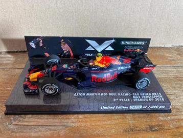 ✅ Max Verstappen 1:43 editie 35 3e plaats Spanje GP 2018 beschikbaar voor biedingen