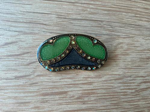Vintage Art Deco broche, waarschijnlijk Pierre Bex., Sieraden, Tassen en Uiterlijk, Broches, Zo goed als nieuw, Overige materialen