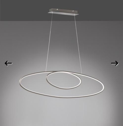 Avus Trio Pendant lamp, nickel mat, Huis en Inrichting, Lampen | Hanglampen, Nieuw, 75 cm of meer, Metaal, Ophalen of Verzenden
