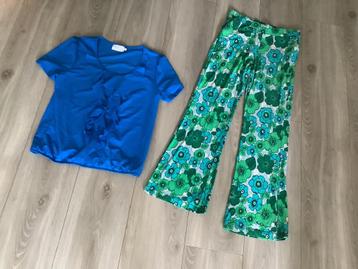 Tante Betsy flair broek L Helena Hart travelstof top xl beschikbaar voor biedingen