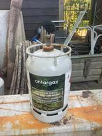 Gasfles leeg, Ophalen, Gebruikt