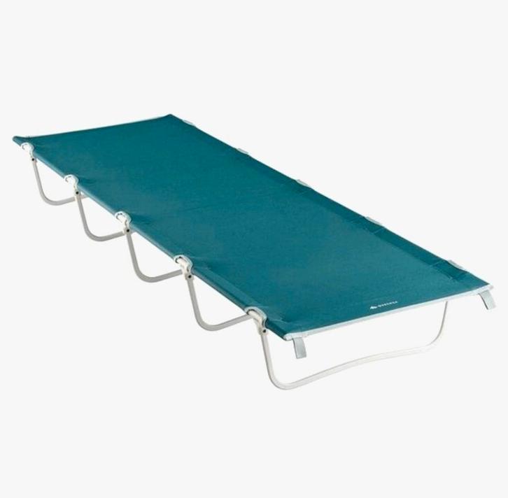 Kampeer stretcher 2 stuks Decathlon, Caravans en Kamperen, Kampeermeubelen, Zo goed als nieuw, Overige, Ophalen