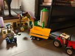 Playmobil Boerderij met Tractor & Accessoires - Zo Goed Als, Ophalen of Verzenden, Zo goed als nieuw, Complete set
