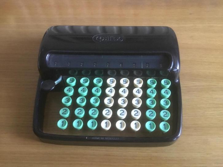 Mechanische calculator Contex DenMark, Diversen, Rekenmachines, Gebruikt, Ophalen of Verzenden