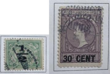 postzegels Nederlands-Indië nvph nr.138 en 141 beschikbaar voor biedingen