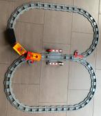 Duplo treinbaan  2 wissels 22 x bocht 12 xrecht 1 overgang, Ophalen of Verzenden, Zo goed als nieuw, Complete set, Duplo