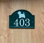 Mooi nummer bordje voor je huis, Antiek en Kunst, Ophalen of Verzenden