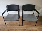 2 Gijs van der Sluis stoelen - opnieuw gestoffeerd, Ophalen of Verzenden, Stof, Twee