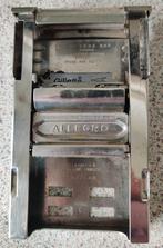 Antieke Allegro Zwitserse scheermesslijper met doos, Antiek en Kunst, Ophalen