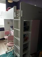 Hoogslaper met bureau en kast, Kinderen en Baby's, Kinderkamer | Stapelbedden en Hoogslapers, Ophalen, Zo goed als nieuw, Hoogslaper