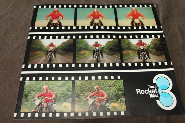 BSA 750cc Rocket A75 verkoop folder brochure, Motoren, Handleidingen en Instructieboekjes, Overige merken, Ophalen of Verzenden