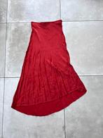 SILVER CREEK LANGE ORANJE SATIJNEN MIDIROK ROK MAAT S, Maat 38/40 (M), Silver Creek, Oranje, Ophalen of Verzenden