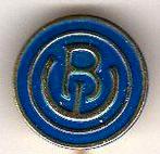 Speldje BLAUW WIT VOETBAL AMSTERDAM (A7), Verzenden, Gebruikt, Overige onderwerpen