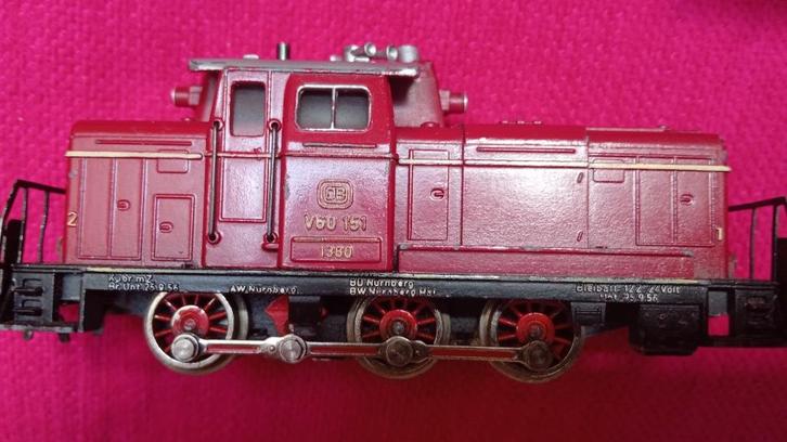 Fleischmann trein inclusief huisjes en rails, Hobby en Vrije tijd, Modeltreinen | Overige schalen, Gebruikt, Treinset, Gelijkstroom