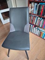 6 LEREN EETKAMER STOELEN  OPHALEN IN ADUARD, Huis en Inrichting, Stoelen, Ophalen, Modern design, Zwart, Leer