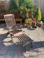 Deck chair, Ophalen of Verzenden, Gebruikt, Hout