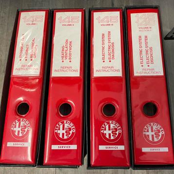 Alfa Romeo 145/146 Werkplaatshandboeken beschikbaar voor biedingen