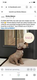 Rivièra Maison Rattan hond, Huis en Inrichting, Overige Huis en Inrichting, Zo goed als nieuw, Ophalen