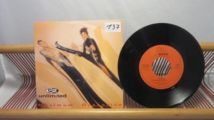 2 Unlimited, Maximum Overdrive (single 7"), Cd's en Dvd's, Vinyl Singles, Single, 7 inch, Ophalen of Verzenden