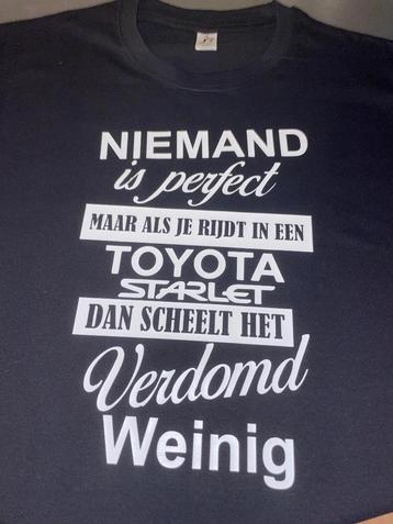 Toyota Starlet t-shirt, trui of hoodie beschikbaar voor biedingen