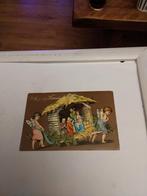 ENGELTJES DRAGEN KERSTSTAL, Verzamelen, Ansichtkaarten | Themakaarten, Ophalen of Verzenden, Voor 1920, Sterren en Beroemdheden